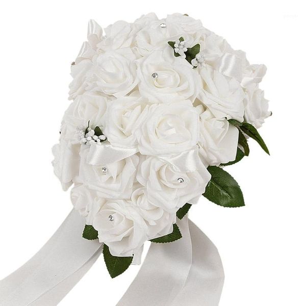 decorative flowers & wreaths artificial silk bouquet foam roses wedding bridal lace decoration pearls drop 1
decorative flowers & wreaths artificial silk bouquet foam roses wedding bridal lace decoration pearls drop 1