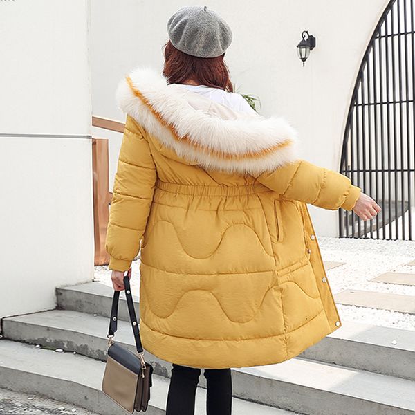 2021 New Winter Fashion Women's Jacket Big Skin with Thick Hood Down Parkas Female Thin Coat Warm Outwear Women Coats 3ZE9, Black
2021 New Winter Fashion Women's Jacket Big Skin with Thick Hood Down Parkas Female Thin Coat Warm Outwear Women Coats 3ZE9, Black