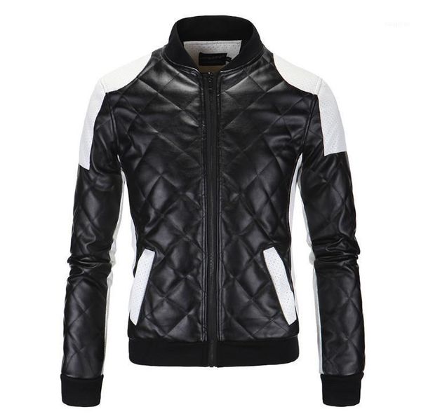 new pu leather jacket men fashion patchwork motorcycle leather jacket europe and america big size 5xl coat1, Black
new pu leather jacket men fashion patchwork motorcycle leather jacket europe and america big size 5xl coat1, Black