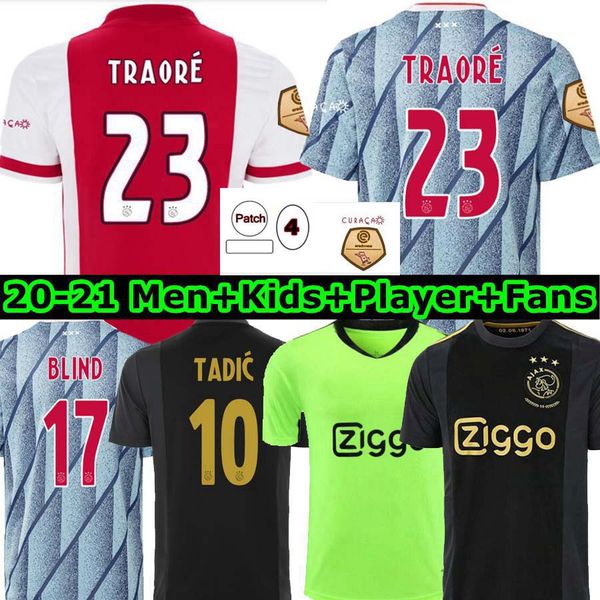 20 21 ajax amsterdam third soccer jersey 2020 2021 traore antony blind 50th traoré 23 neres cruyff men kids kit football shirt uniforms, Black;yellow
20 21 ajax amsterdam third soccer jersey 2020 2021 traore antony blind 50th traoré 23 neres cruyff men kids kit football shirt uniforms, Black;yellow