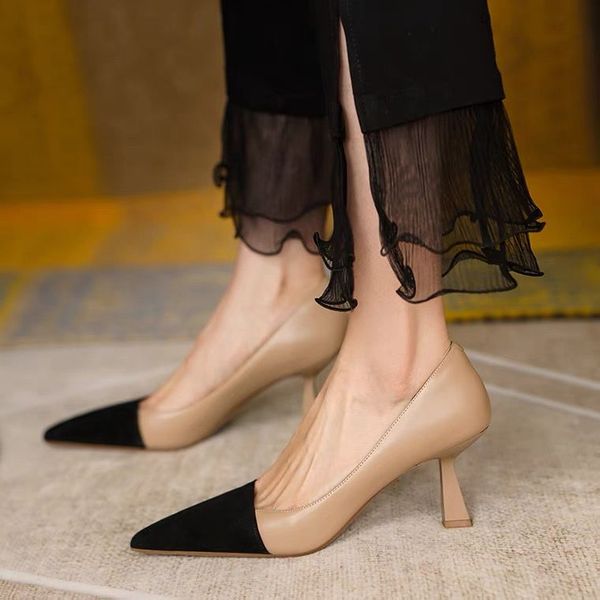 women pumps pointed toe boat shoes high heels dress shoes black toe patchwork pump ol office lady shoes zapatos mujer 9449n
women pumps pointed toe boat shoes high heels dress shoes black toe patchwork pump ol office lady shoes zapatos mujer 9449n