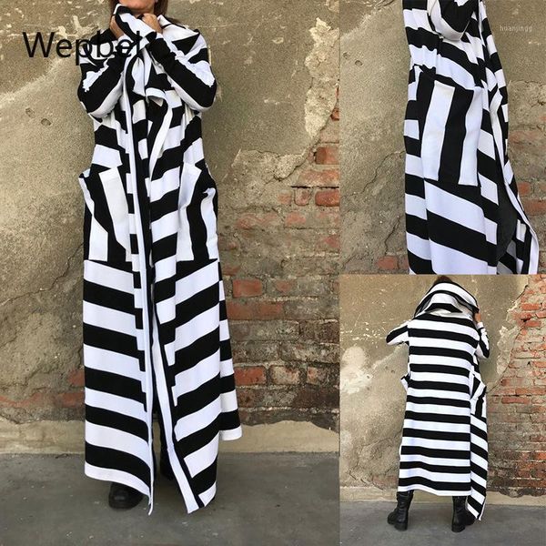 wepbel autumn women hoodies long-sleeved hooded sweatshirts striped panel long coat fashion pocket outwear long hoodies1, Black
wepbel autumn women hoodies long-sleeved hooded sweatshirts striped panel long coat fashion pocket outwear long hoodies1, Black
