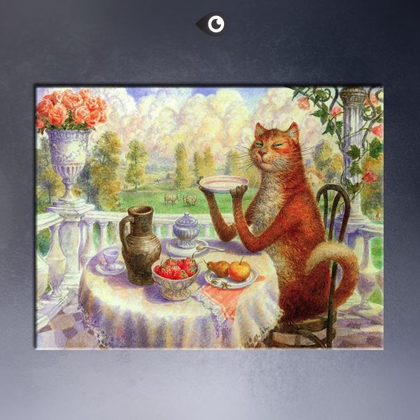 vladimir lou myantsev and his "cat" home decor handpainted &hd print oil painting on canvas wall art canvas pictures 201009
vladimir lou myantsev and his "cat" home decor handpainted &hd print oil painting on canvas wall art canvas pictures 201009