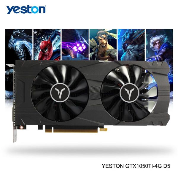 yeston geforce gtx 1050ti gpu 4gb gddr5 128 bit gaming deskcomputer pc support video graphics cards ti support dvi/hdmi/dp
yeston geforce gtx 1050ti gpu 4gb gddr5 128 bit gaming deskcomputer pc support video graphics cards ti support dvi/hdmi/dp