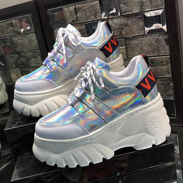 2020 spring and summer women sneakers high platform genuine leather lace-up casual sneakers woman multiple color, Black
2020 spring and summer women sneakers high platform genuine leather lace-up casual sneakers woman multiple color, Black