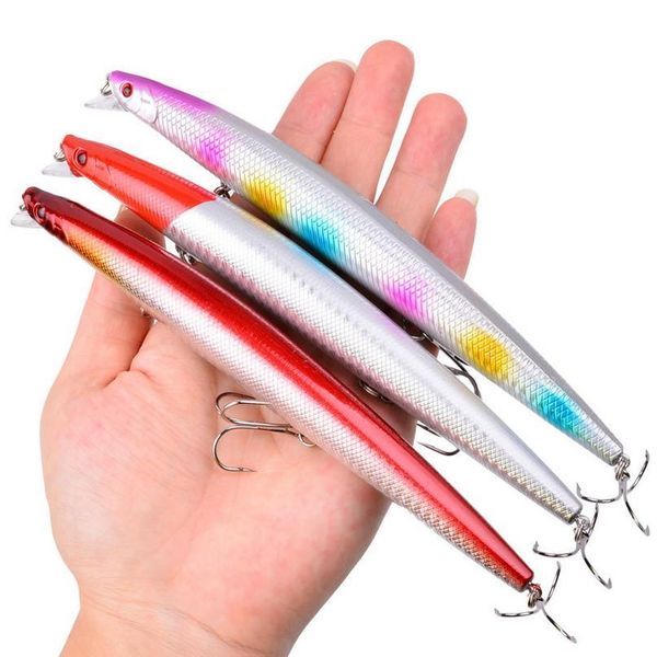 10pcs/lot big minnow fishing lures 18cm/24g fishing hard bait crankbaits isca artificiais pesca sea wobbler swimmi qylumy
10pcs/lot big minnow fishing lures 18cm/24g fishing hard bait crankbaits isca artificiais pesca sea wobbler swimmi qylumy