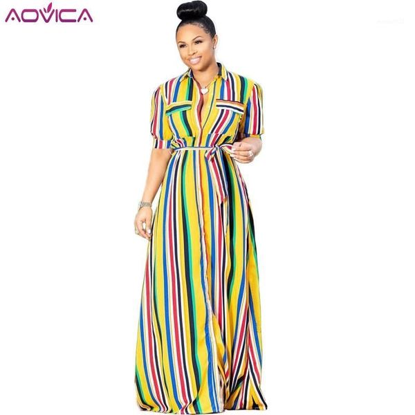 casual dresses aovica 2021 elegant style brand fashion women long dress striped turn-down collar short sleeve belt maxi vestidos1, Black;gray
casual dresses aovica 2021 elegant style brand fashion women long dress striped turn-down collar short sleeve belt maxi vestidos1, Black;gray