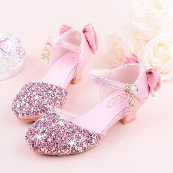 sandals 2021 girls bow high heel children's princess dance performance summer women's shoes silver and pink 26-381, Black;red
sandals 2021 girls bow high heel children's princess dance performance summer women's shoes silver and pink 26-381, Black;red