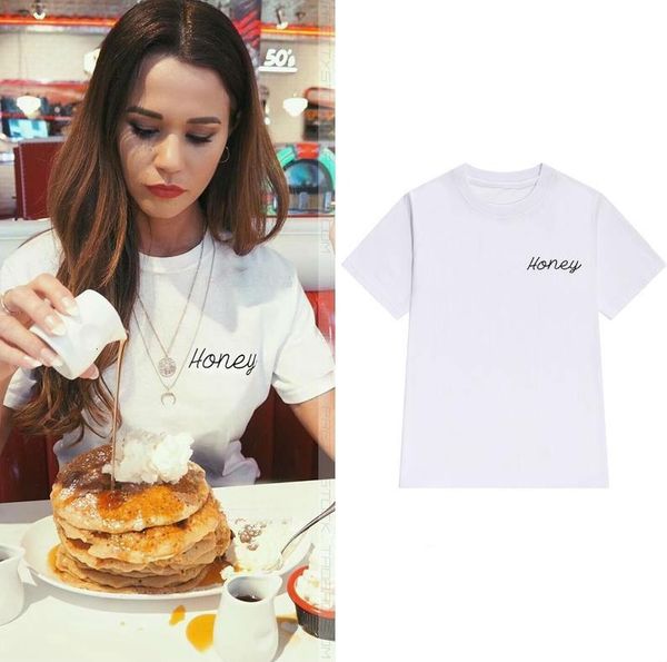 honey pocket letters women tshirt cotton casual funny t shirt for lady yong girl tee hipster tumblr ins drop ship s-53, White
honey pocket letters women tshirt cotton casual funny t shirt for lady yong girl tee hipster tumblr ins drop ship s-53, White