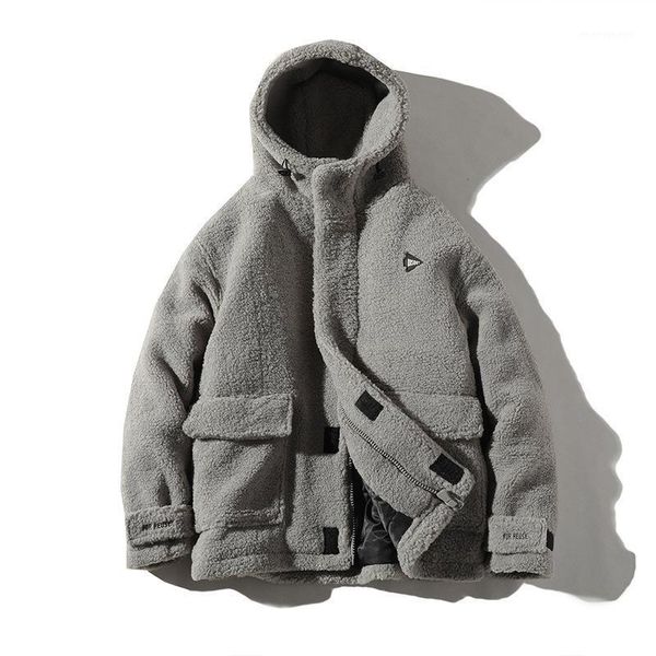 northern boundary men's wear shu 2020 winter new style thin lamb's wool fashion hooded jacket coat1, Black
northern boundary men's wear shu 2020 winter new style thin lamb's wool fashion hooded jacket coat1, Black