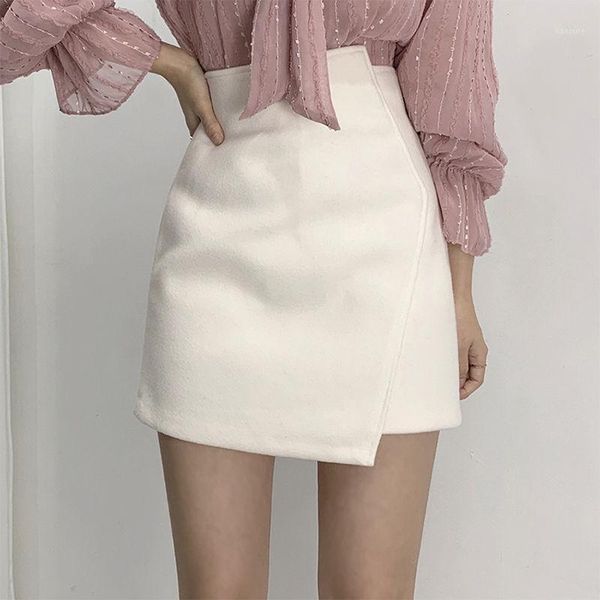 2021 new arrival autumn winter women elegant solid irregular patchwork skirts female fashion zipper high waist mini skirts o591, Black
2021 new arrival autumn winter women elegant solid irregular patchwork skirts female fashion zipper high waist mini skirts o591, Black