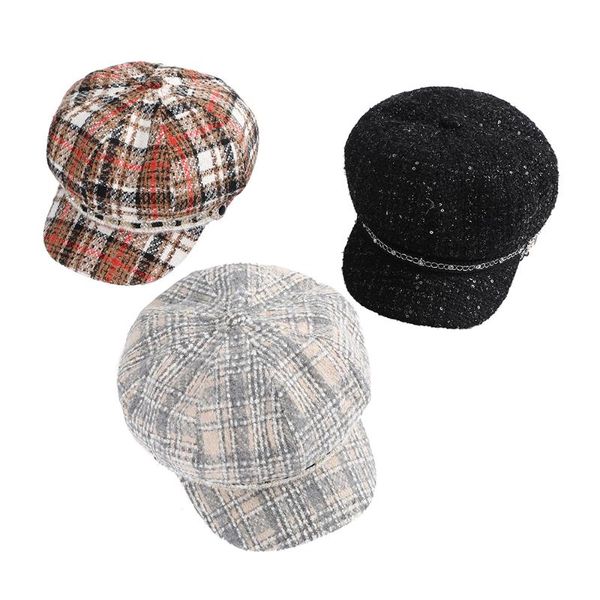 auutmn winter hats stripe for women retro beres sequins octagonal newsboy cap men ladies casual wool hat beret women painter cap, Blue;gray
auutmn winter hats stripe for women retro beres sequins octagonal newsboy cap men ladies casual wool hat beret women painter cap, Blue;gray