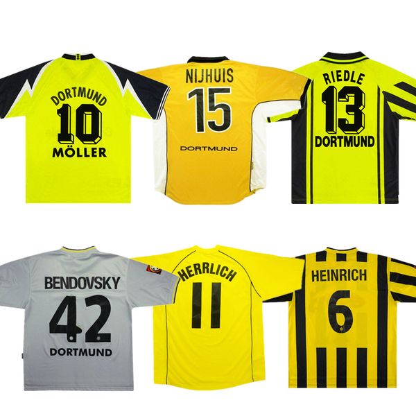 retro dortmund soccer jersey 1995 96 97 98 99 2000 01 02 moller amoroso rosicky bobic classic football shirt ewerthon ancient maillots, Black;yellow
retro dortmund soccer jersey 1995 96 97 98 99 2000 01 02 moller amoroso rosicky bobic classic football shirt ewerthon ancient maillots, Black;yellow