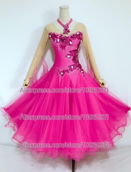 standard ballroom dance dresses rose red women 2021 new style lady's waltz ballroom competition dance dress, Black;red
standard ballroom dance dresses rose red women 2021 new style lady's waltz ballroom competition dance dress, Black;red