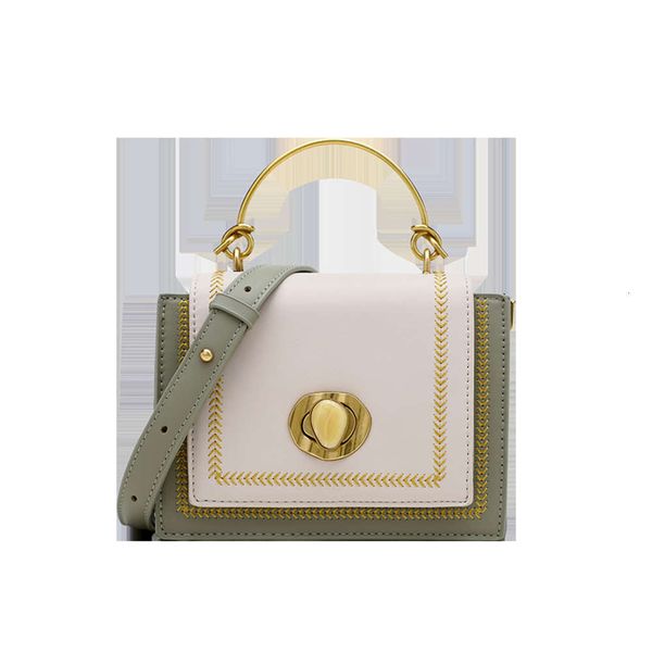 luxurys designers women's 2021 new korean version fresh versatile one shoulder crossbody fashion portable chain small square bag