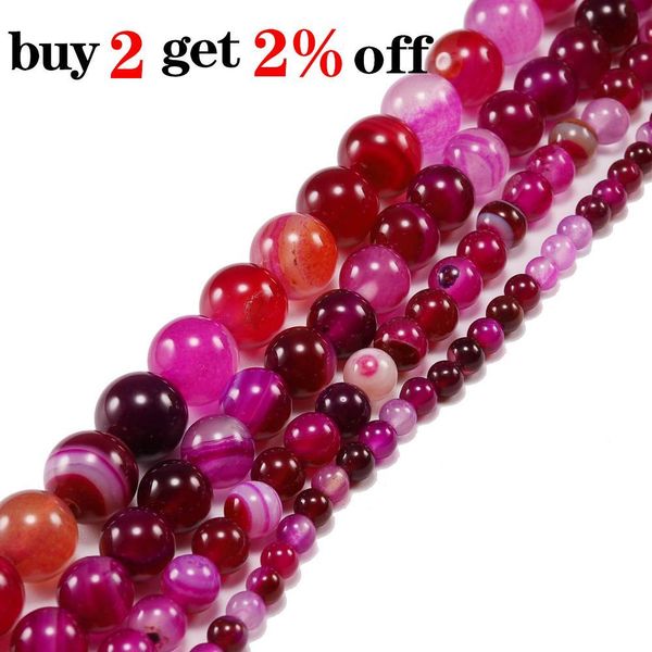 1strand lot 4 6 8 10 12 mm natural stone agates beads for diy handmade jewelry accessories rose red striped beads bulk wholesale h bbylyz
1strand lot 4 6 8 10 12 mm natural stone agates beads for diy handmade jewelry accessories rose red striped beads bulk wholesale h bbylyz