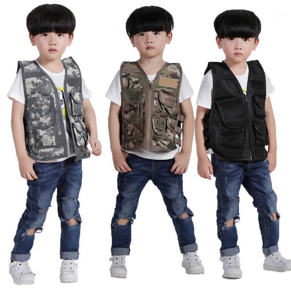 children camouflage sniper vest hunting clothes kids boy girl woodland ghillie suit army tactical uniform jungle combat clothing1, Camo;black
children camouflage sniper vest hunting clothes kids boy girl woodland ghillie suit army tactical uniform jungle combat clothing1, Camo;black