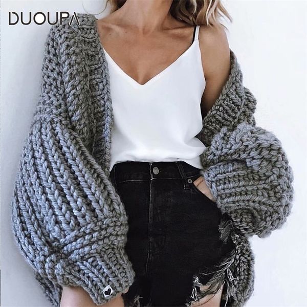 duoupa women fashion korean american long lantern sleeve knitting cardigan sweater women knitted casual warm cardigan shawl 201202, White;black
duoupa women fashion korean american long lantern sleeve knitting cardigan sweater women knitted casual warm cardigan shawl 201202, White;black