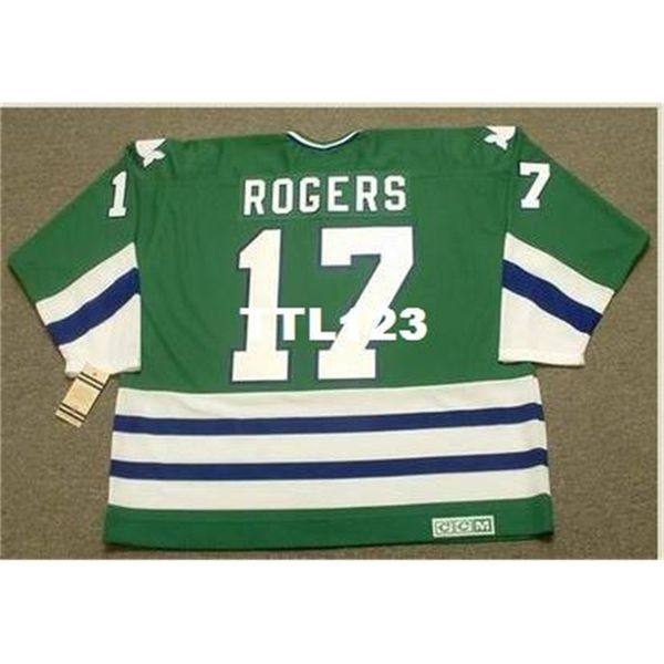 421 #17 mike rogers hartford whalers 1979 ccm vintage hockey jersey or custom any name or number retro jersey, Black
421 #17 mike rogers hartford whalers 1979 ccm vintage hockey jersey or custom any name or number retro jersey, Black