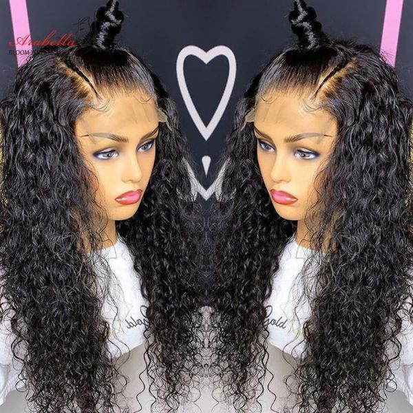 lace wig brazilian water wave lace front wig 100% human hair wigs pre plucked for women arabella remy hair frontal wigs, Black;brown
lace wig brazilian water wave lace front wig 100% human hair wigs pre plucked for women arabella remy hair frontal wigs, Black;brown