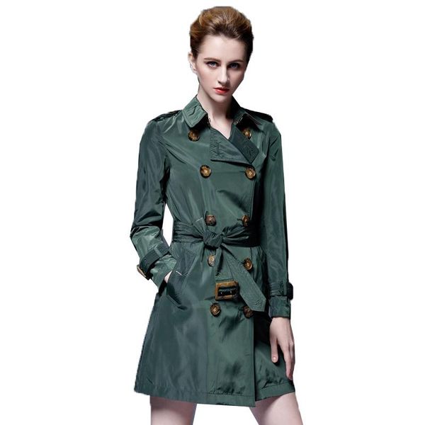 european american fashion windbreaker women's 2021 new spring autumn thin double-breasted belt slim long trench coat a639, Tan;black
european american fashion windbreaker women's 2021 new spring autumn thin double-breasted belt slim long trench coat a639, Tan;black