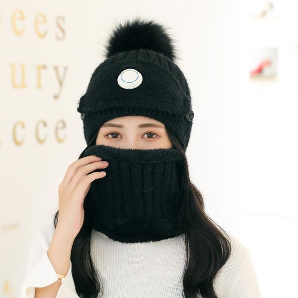 new 3 in 1 knitted scarf hat face mask set with breathing winter warm soft for women outdoor, Black;white
new 3 in 1 knitted scarf hat face mask set with breathing winter warm soft for women outdoor, Black;white