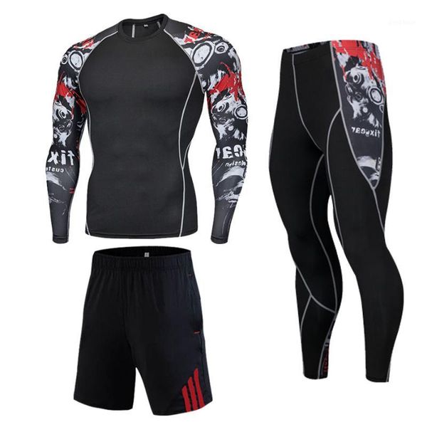 gym clothing gejinidi 3d 3 pcs/set men's tracksuit compression sports suit clothes running jogging sport training workout men1, White;black
gym clothing gejinidi 3d 3 pcs/set men's tracksuit compression sports suit clothes running jogging sport training workout men1, White;black