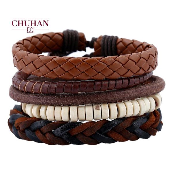 chuhan men bracelet hand rope vintage woven leather bracele charm weave leather men bracelets homme femme male jewelry c220, Golden;silver
chuhan men bracelet hand rope vintage woven leather bracele charm weave leather men bracelets homme femme male jewelry c220, Golden;silver