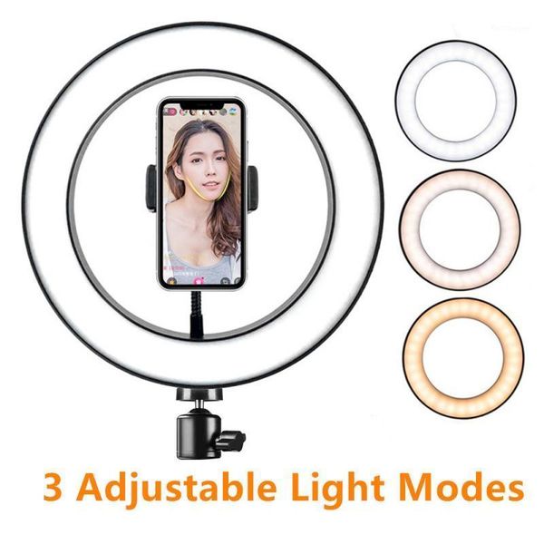 flash heads 20/26cm professional led ring fill light with for video record live broadcast selfie 3 adjustable modes makeup tools1
flash heads 20/26cm professional led ring fill light with for video record live broadcast selfie 3 adjustable modes makeup tools1