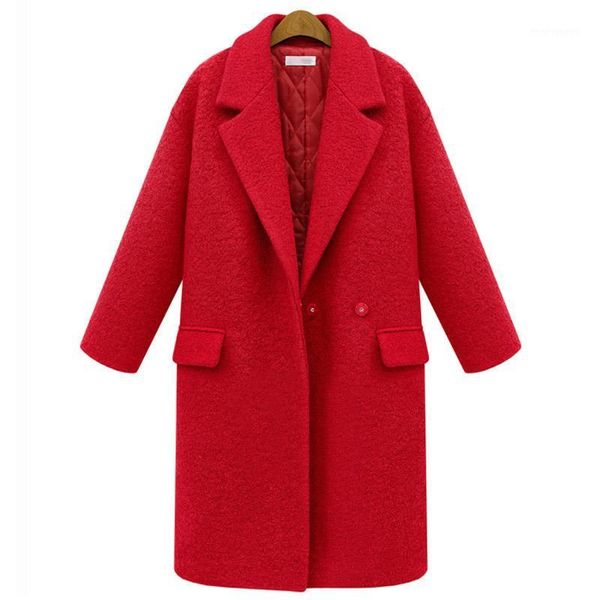 women's wool & blends 2021 fashion suit collar solid color autumn winter women overcoat plus size thick jacket coat female outwear s-xx, Black
women's wool & blends 2021 fashion suit collar solid color autumn winter women overcoat plus size thick jacket coat female outwear s-xx, Black