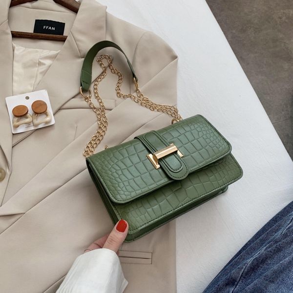 fvstv early autumn fashion 2020 new women's fashion chain crocodile simple shoulder net red versatile pattern shoulder bagsmall bag squ
fvstv early autumn fashion 2020 new women's fashion chain crocodile simple shoulder net red versatile pattern shoulder bagsmall bag squ