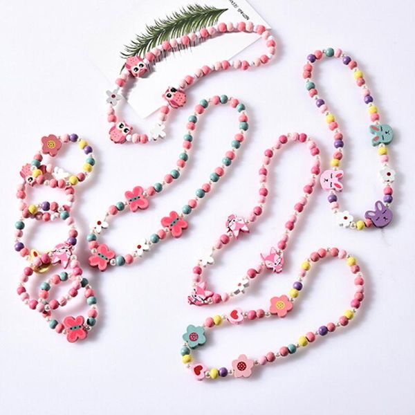 candy color wood beads girls jewelry cute animal insect flower children necklace bracelet set birthday party jewelry gift1, Silver
candy color wood beads girls jewelry cute animal insect flower children necklace bracelet set birthday party jewelry gift1, Silver