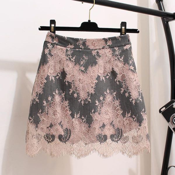 lace skirt female summer 2019 new crochet flower hollow out skirts for women high waist chic skirt package hip hit color, Black
lace skirt female summer 2019 new crochet flower hollow out skirts for women high waist chic skirt package hip hit color, Black