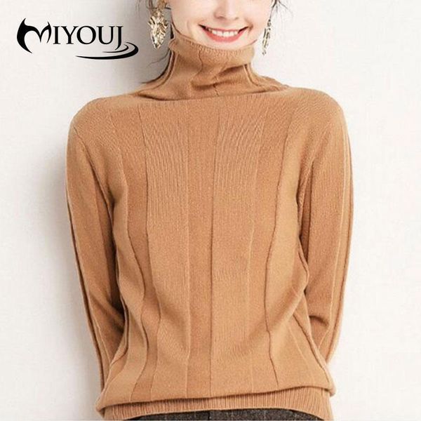 miyouj solid color turtleneck pullovers cashmere knitting sweater 2020 autumn winter all-match sweaters1, White;black
miyouj solid color turtleneck pullovers cashmere knitting sweater 2020 autumn winter all-match sweaters1, White;black