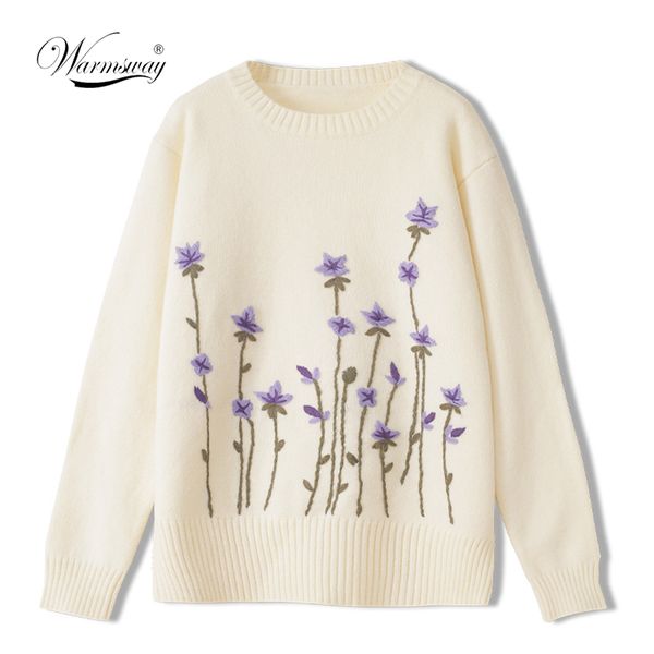 girly embroidery purple floral pullover sweater o-neck long sleeve fall winter loose pullover c-103 h1211, White;black
girly embroidery purple floral pullover sweater o-neck long sleeve fall winter loose pullover c-103 h1211, White;black