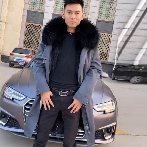 men's down & parkas men winter coat real raccoon fur jacket classic business casual outerwear customize tiktok, Black
men's down & parkas men winter coat real raccoon fur jacket classic business casual outerwear customize tiktok, Black
