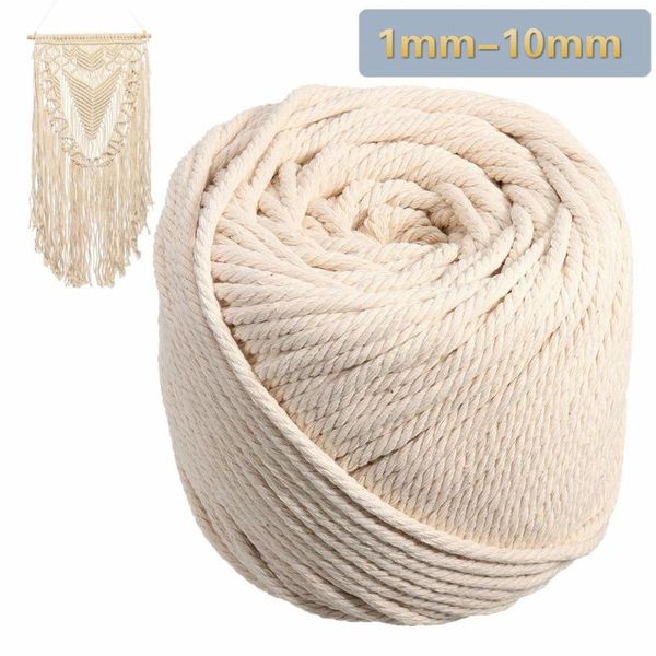 yarn durable 1mm-10mm natural beige macrame cotton twisted cord rope diy home textile accessories craft string 5mmx90m, Black;white
yarn durable 1mm-10mm natural beige macrame cotton twisted cord rope diy home textile accessories craft string 5mmx90m, Black;white