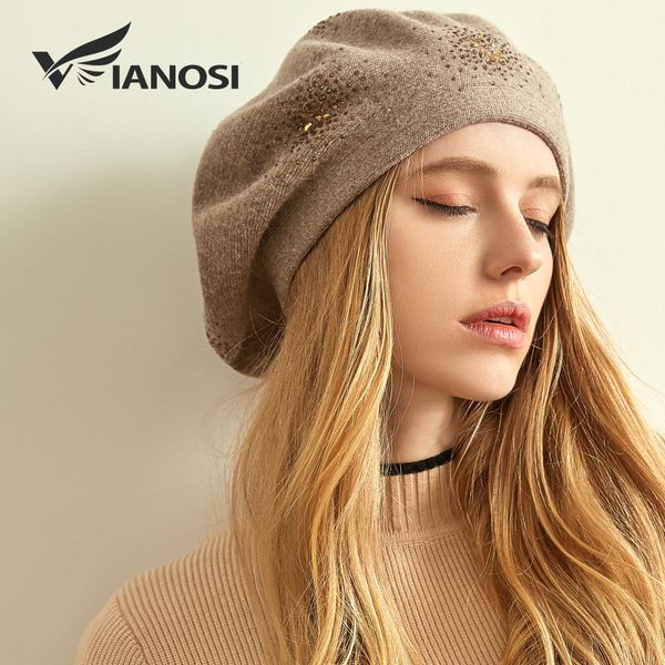 vianosi wool beret female winter hats for women flat cap knit cashmere hats lady girl berets hat female 201019, Blue;gray
vianosi wool beret female winter hats for women flat cap knit cashmere hats lady girl berets hat female 201019, Blue;gray
