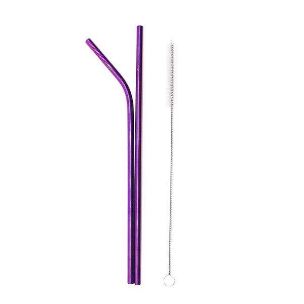 3pcs colorful reusable 304 stainless steel metal drinking straws with cleaner brush for home mug bar party supplies bbylzj
3pcs colorful reusable 304 stainless steel metal drinking straws with cleaner brush for home mug bar party supplies bbylzj