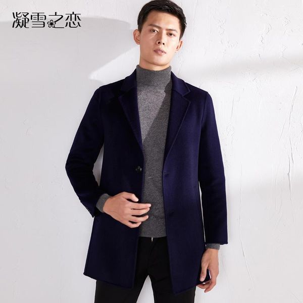 new suit pure wool double woolen cloth coat with 100 young men in the pure color long coat temperament1, Black
new suit pure wool double woolen cloth coat with 100 young men in the pure color long coat temperament1, Black