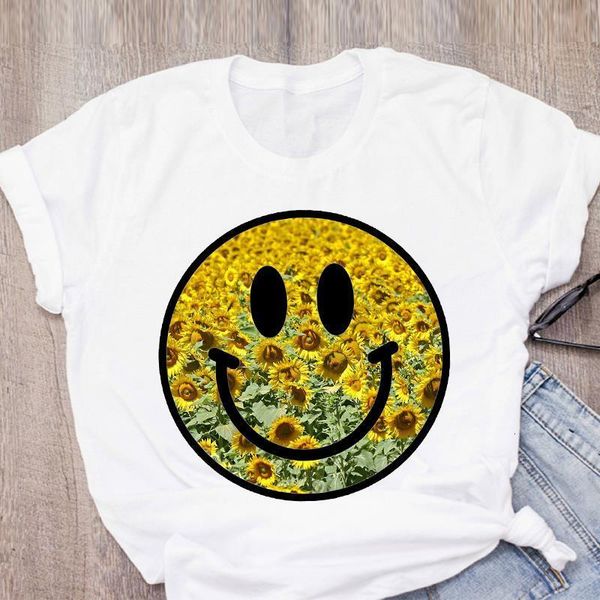 women graphic sunflower face cute clothes short sleeve fashion summer t-shirt shirt lady womens clothing tee female t shirt, White
women graphic sunflower face cute clothes short sleeve fashion summer t-shirt shirt lady womens clothing tee female t shirt, White