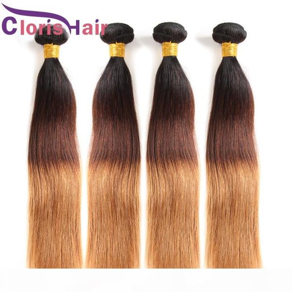 three tone 1b 4 30 blonde bundles silky straight malaysian virgin ombre weaves mocha unprocessed straight blonde ombre human hair extensions, Black
three tone 1b 4 30 blonde bundles silky straight malaysian virgin ombre weaves mocha unprocessed straight blonde ombre human hair extensions, Black