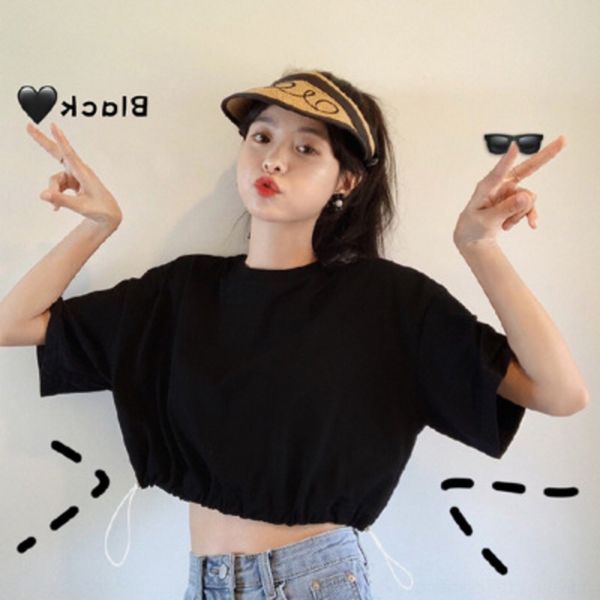 masvo fan zhiqiao avocado headdr navel t-shirt women's drawstring high color short-sleeved elegant style short-sleeved waist ins t-shir, White
masvo fan zhiqiao avocado headdr navel t-shirt women's drawstring high color short-sleeved elegant style short-sleeved waist ins t-shir, White