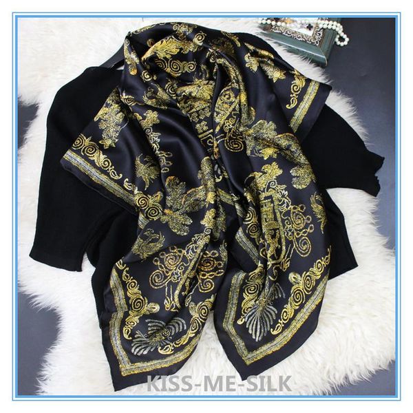 scarves kms luxury black gold mysterious totem silk big square scarf mulberry-silk shawl for girl lady women 110*110cm/60g, Blue;gray
scarves kms luxury black gold mysterious totem silk big square scarf mulberry-silk shawl for girl lady women 110*110cm/60g, Blue;gray
