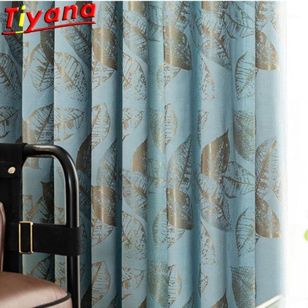 80%-90% blackout blue curtains for living room modern golden leaves pattern window drapes for bedroom customizable *vt1
80%-90% blackout blue curtains for living room modern golden leaves pattern window drapes for bedroom customizable *vt1