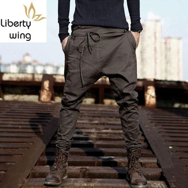 men's jeans fashion hip hop harem casual denim male trousers drop crotch pant men joggers pants streetwear clothes, Blue
men's jeans fashion hip hop harem casual denim male trousers drop crotch pant men joggers pants streetwear clothes, Blue