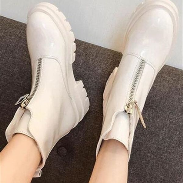 winter 2021 new leather chunky shoes toe round front zip ladies low heels women's boots at73, Black
winter 2021 new leather chunky shoes toe round front zip ladies low heels women's boots at73, Black