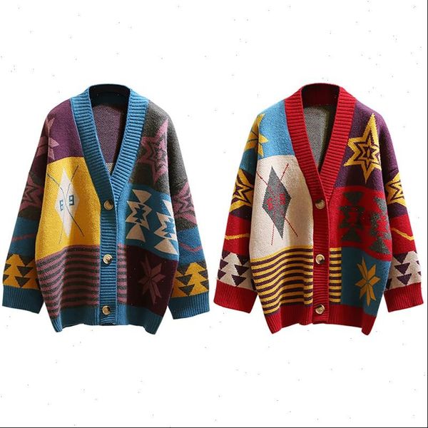 women autumn knitted cardigan vintage loose colorful sweaters winter warm jacket punk pull femme drop shipping, White;black
women autumn knitted cardigan vintage loose colorful sweaters winter warm jacket punk pull femme drop shipping, White;black