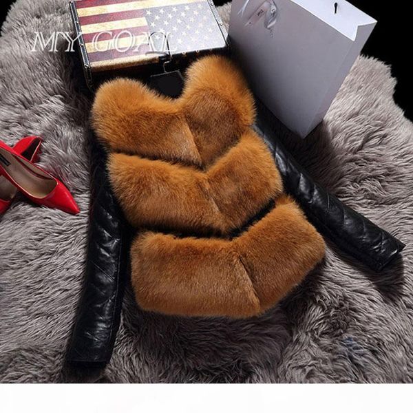 wholesale-women jackets vest fashion autumn winter coat warm female faux fox fur vest high-grade slim jacket outerwear black gray
wholesale-women jackets vest fashion autumn winter coat warm female faux fox fur vest high-grade slim jacket outerwear black gray