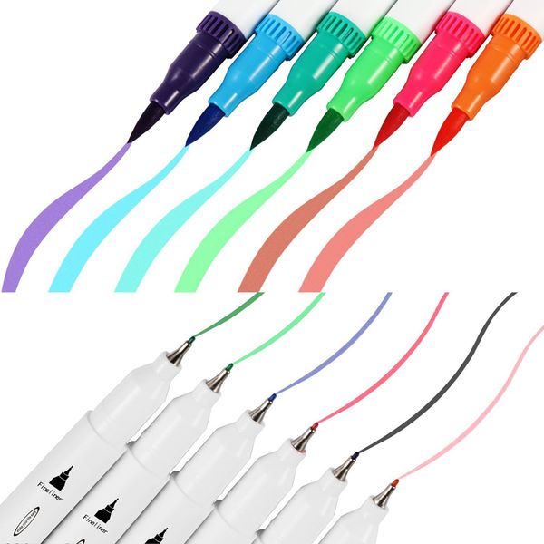 24/36/48/72/100 professional color lettering brush pen set art dual head drawing materials supplies watercolor marker brush pens
24/36/48/72/100 professional color lettering brush pen set art dual head drawing materials supplies watercolor marker brush pens